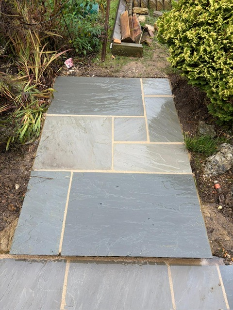 Paved pathway