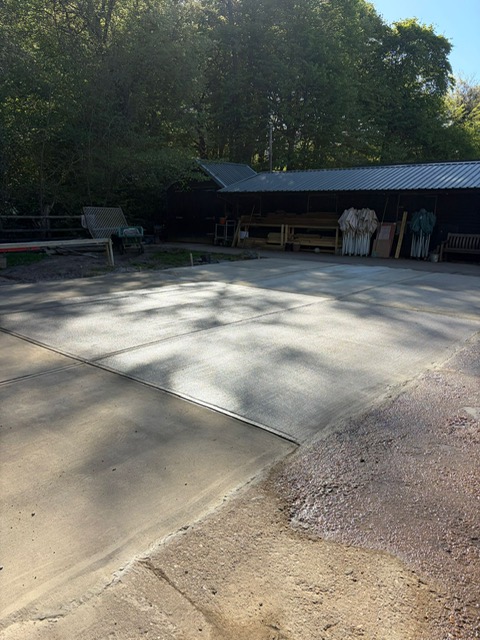Yard & access concrete